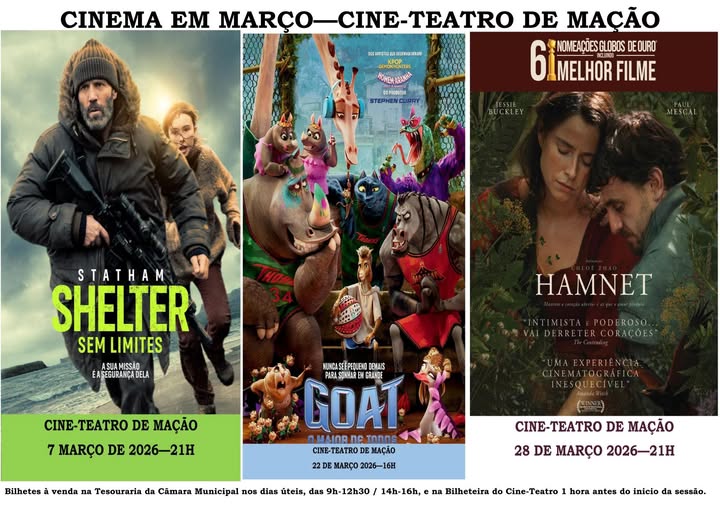 CINEMA EM MARÇO